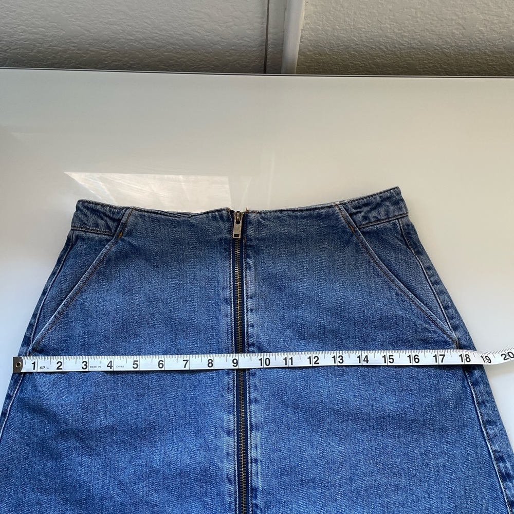 Zara Denim Jean Trafaluc Denim Skirt - Picture 5 of 9